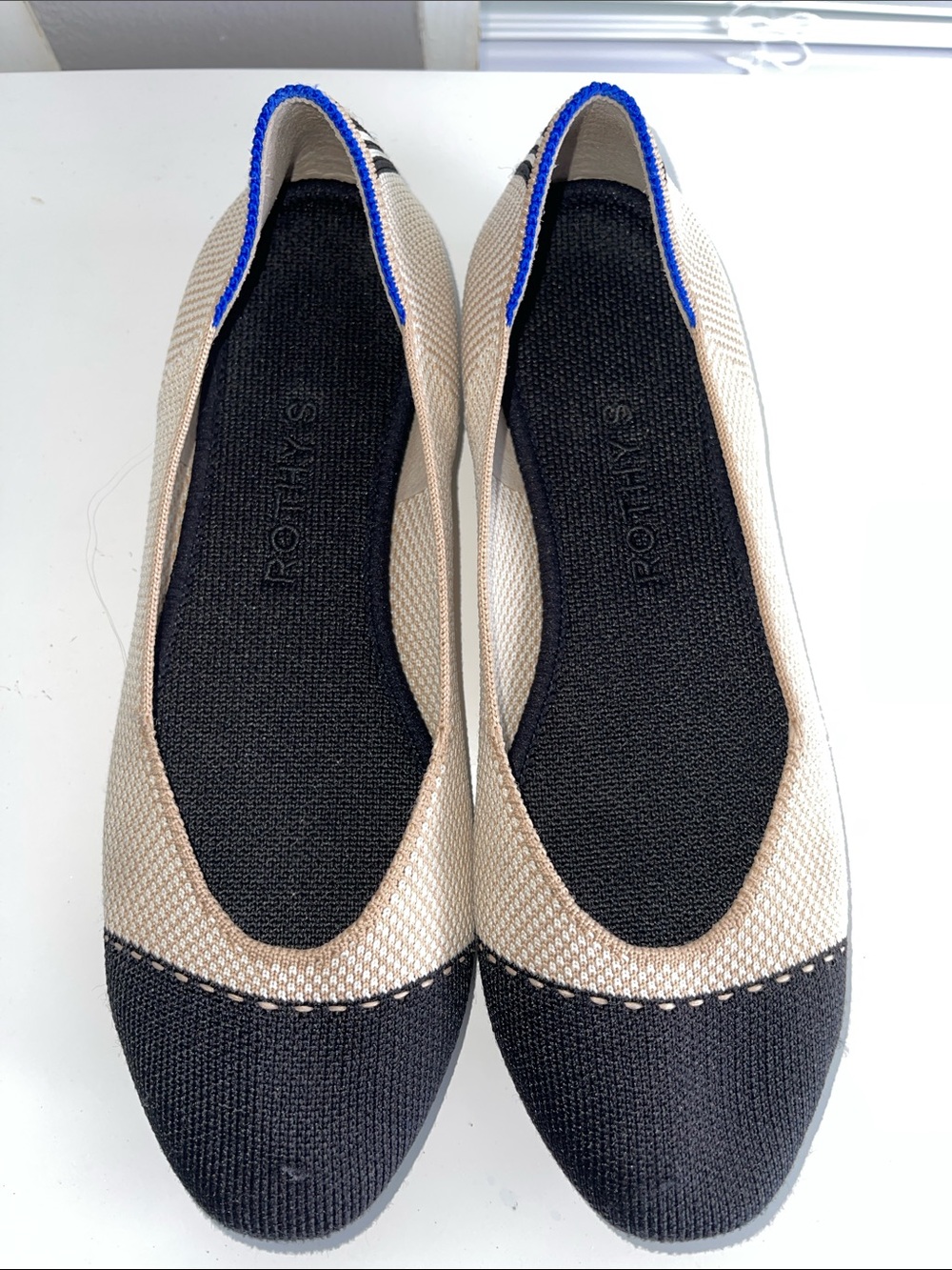Rothy's The Square Tuxedo flats